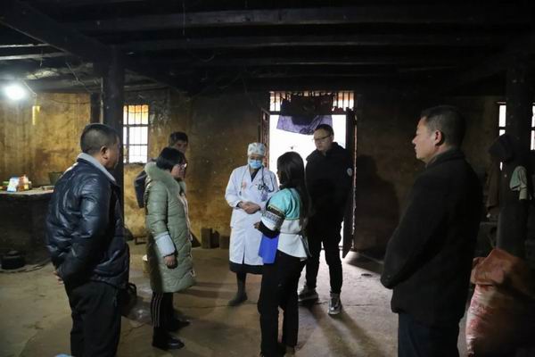 我院到挂包村开展新时代文明实践服务暨2022春节慰问义诊活动(图7)